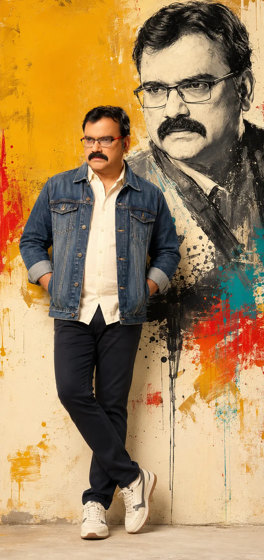 Ramesh Donthula as actor and graphic artist